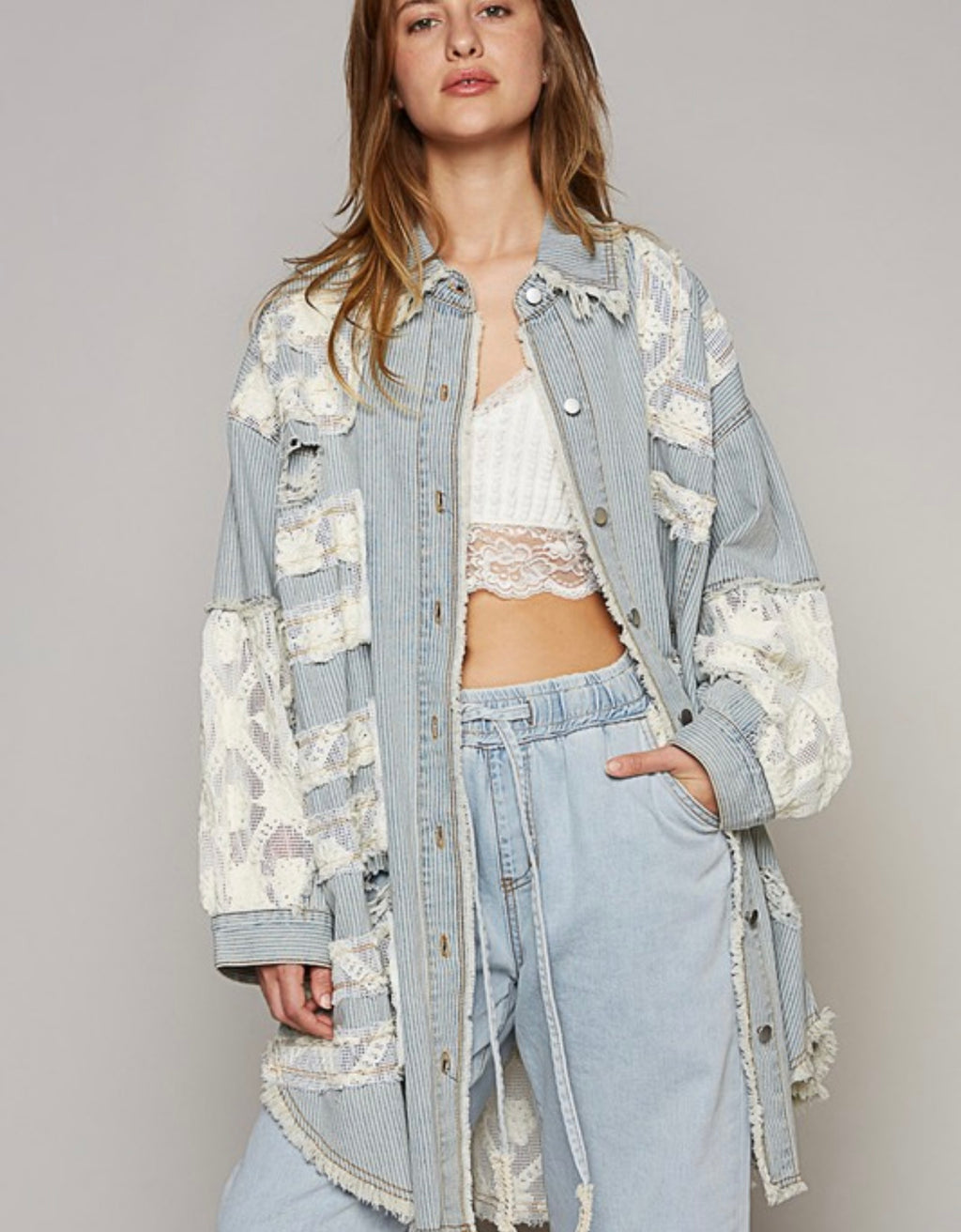 Feeling Inspired Denim Shacket