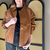 Wesley Woven Jacket -Camel