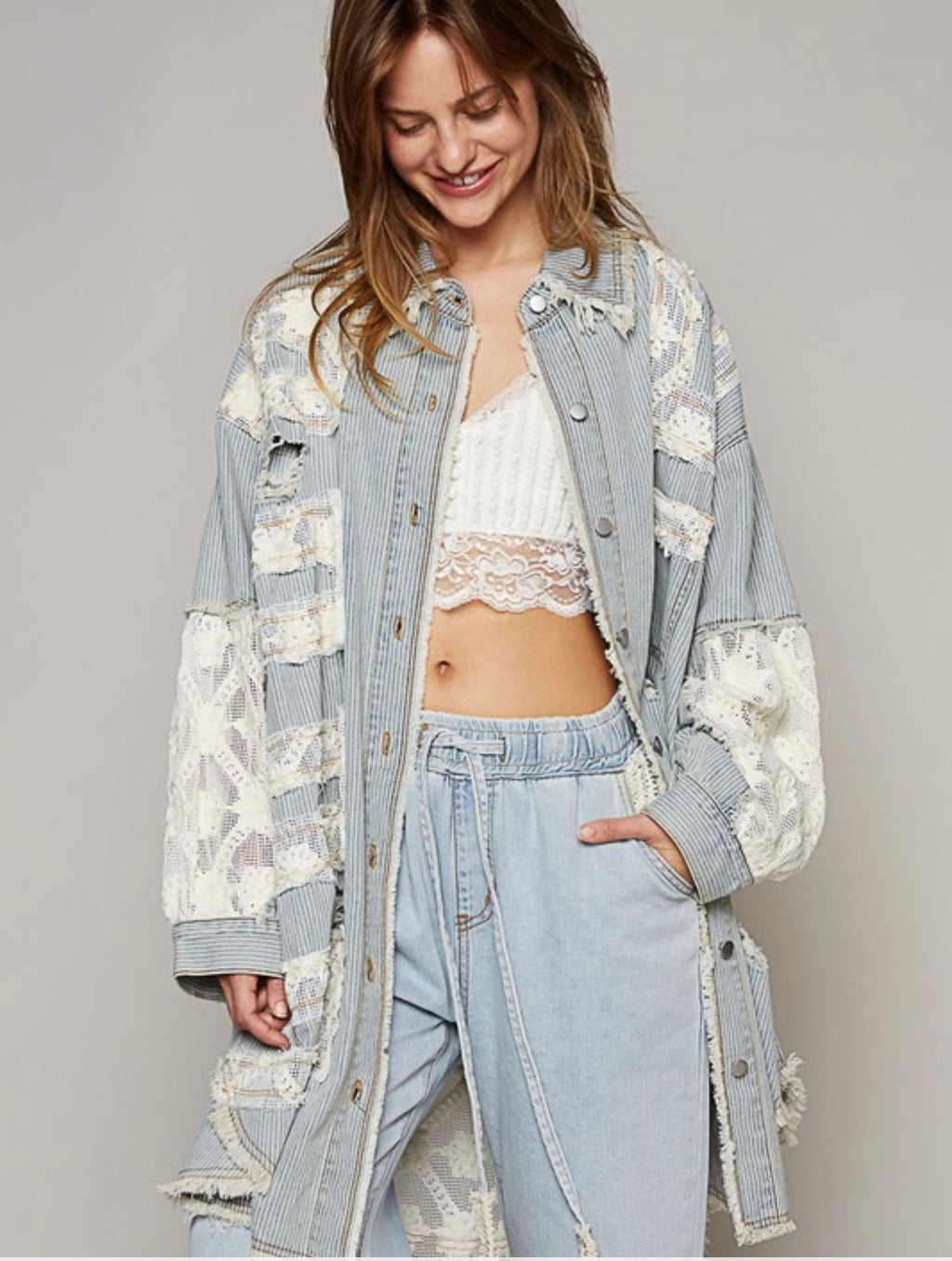 Feeling Inspired Denim Shacket