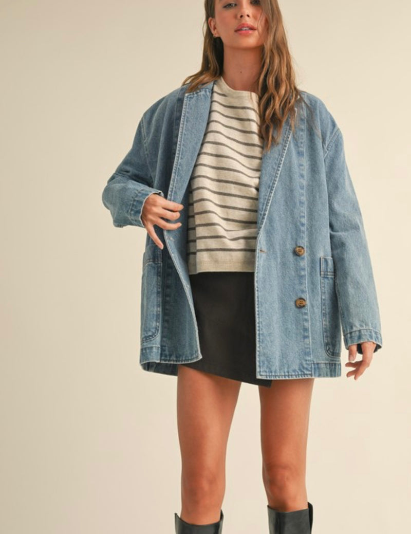 The Must Have Denim Blazer