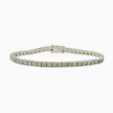 Green Moissanite Tennis Bracelet - 4 MM
