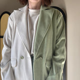 Chic Spring Trench Coat - Sage Combo