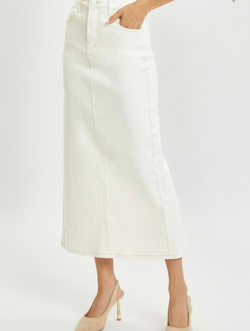 The Moment Skirt - Cream