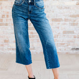 Hayes High Rise Wide Leg Crop Jeans