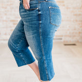 Hayes High Rise Wide Leg Crop Jeans