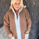 Hot Chocolate Cardi - Mocha