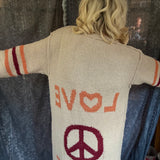 Peace, Love and Cozy Duster