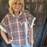 Plaid Cape