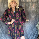 Fall Floral Dress