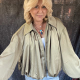 Satin Moments Cape Jacket