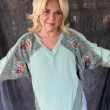 Embroidered Top