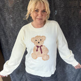 Teddy Bear Sweater - Ivory