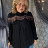 Holiday Moments Top - Black