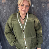 Everyday Chic Cardigan  - Olive