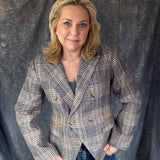 New Year, New Blazer - Stone/Grey