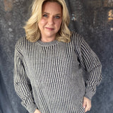 Elevated Moments Sweater  - Black