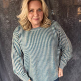 Elevated Moments Sweater - Teal