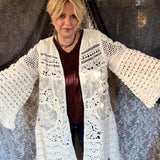 Cloud Nine Crochet Cardigan - Cream