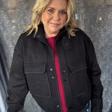 Winter Chic Jacket - Black