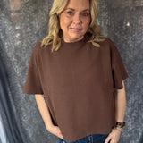 Statement Basic Tee - Brown