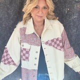 Plum Blooms Jacket  - Cream