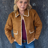 Clearly Cute Jacket  - Cognac