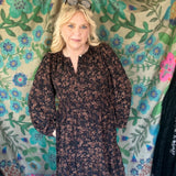 Ashleigh Dress - Black Multi