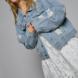 Sweet as Daisy Denim Jacket