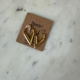 V Hoop - Gold