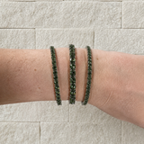 Green Moissanite Tennis Bracelet - 4 MM