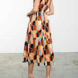 Autumn Abstract Dress