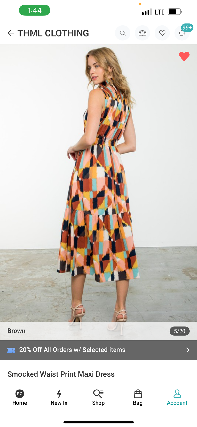 Autumn Abstract Dress