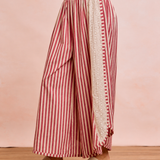 Erica Checkered Pant - Red
