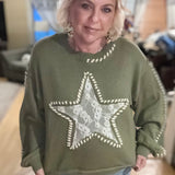 Lace and Stars Sweater