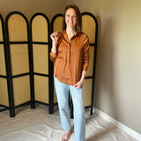 Effortlessly Iconic Button Down - Toffee