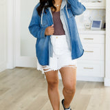 Kiley Hooded Denim Jacket