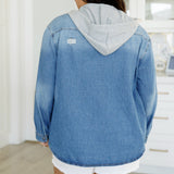 Kiley Hooded Denim Jacket