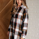 Make it Right Plaid Shirt Dress