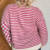 Chic Delight Checkered Cardigan