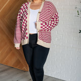 Chic Delight Checkered Cardigan