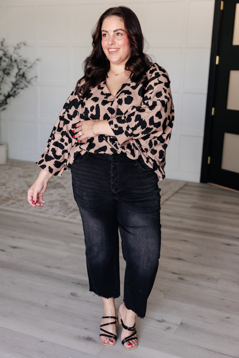 On The Wild Side Leopard Dolman Top