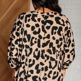 On The Wild Side Leopard Dolman Top