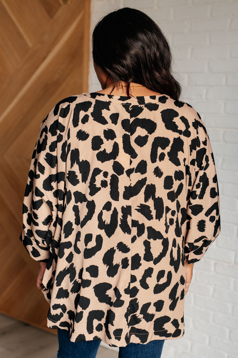 On The Wild Side Leopard Dolman Top