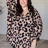 On The Wild Side Leopard Dolman Top