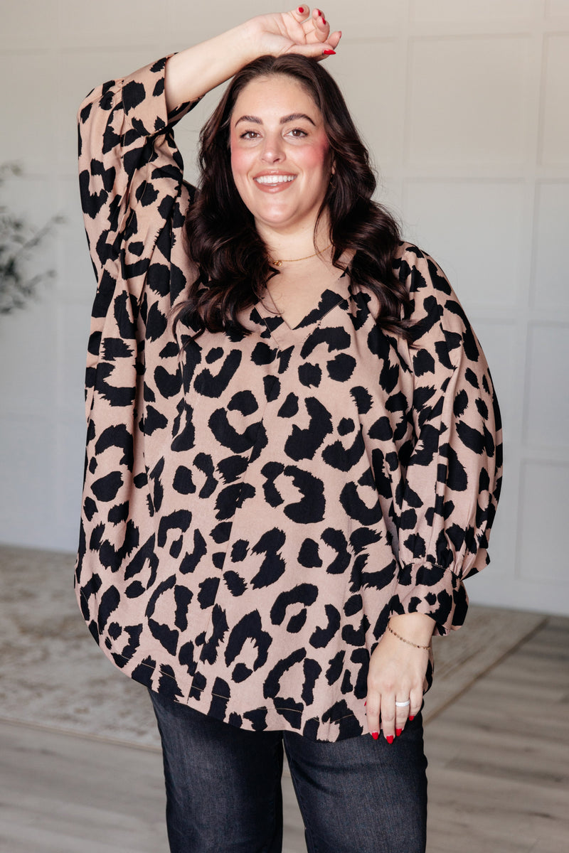 On The Wild Side Leopard Dolman Top