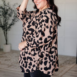 On The Wild Side Leopard Dolman Top