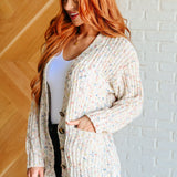 Blush and Bashful Sweater Knit Cardigan