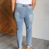 Susan High Rise Side Panel Detail Slim Jeans