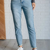 Susan High Rise Side Panel Detail Slim Jeans