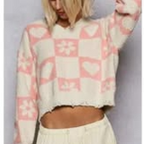 *PREORDER* - POL- UST392 - Cream/Pink